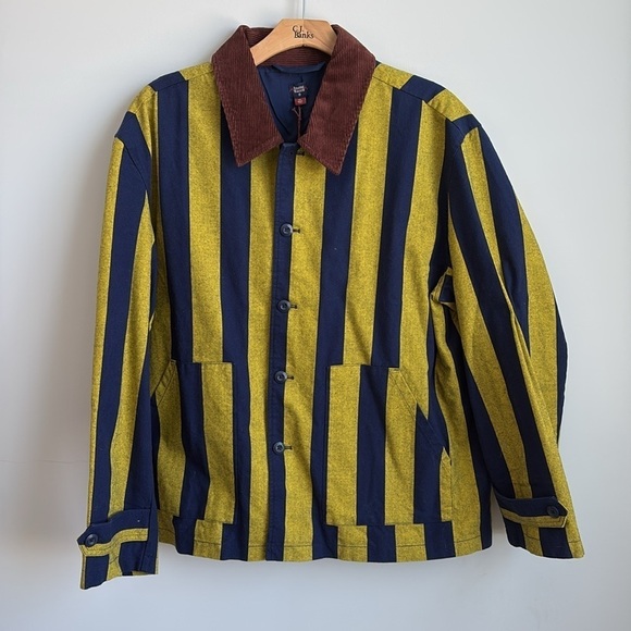 Rowing Blazers X Target Vertical Stripe Corduroy Collared Canvas Jacket NWT - Picture 4 of 4